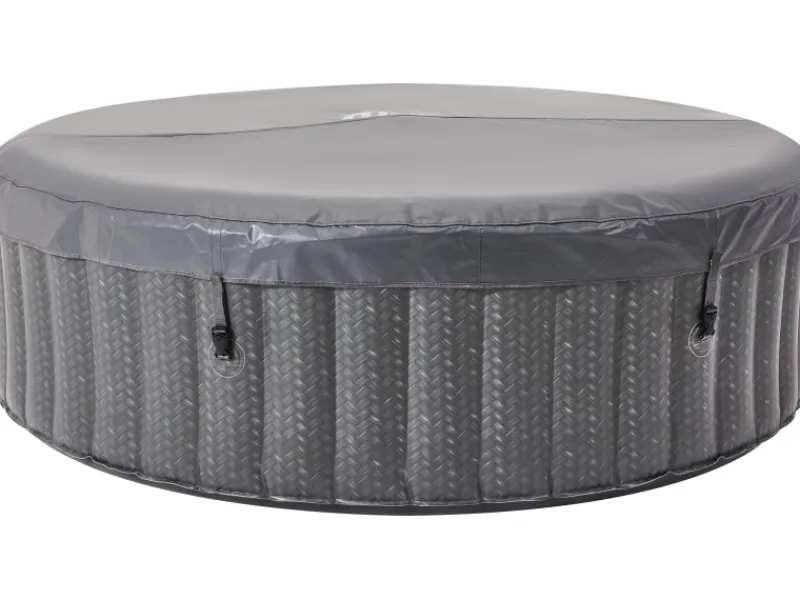 Mobiler Whirlpool OTTOMAN Rattan Design Ø 204 x 70 cm f. 6 Pers.* New
