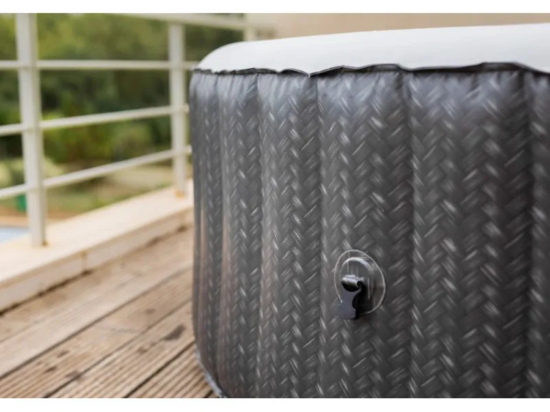 Mobiler Whirlpool OTTOMAN Rattan Design Ø 204 x 70 cm f. 6 Pers.* New