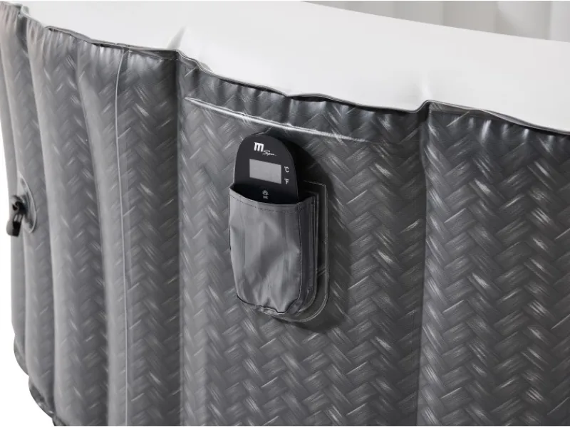 Mobiler Whirlpool OTTOMAN Rattan Design Ø 204 x 70 cm f. 6 Pers.* New