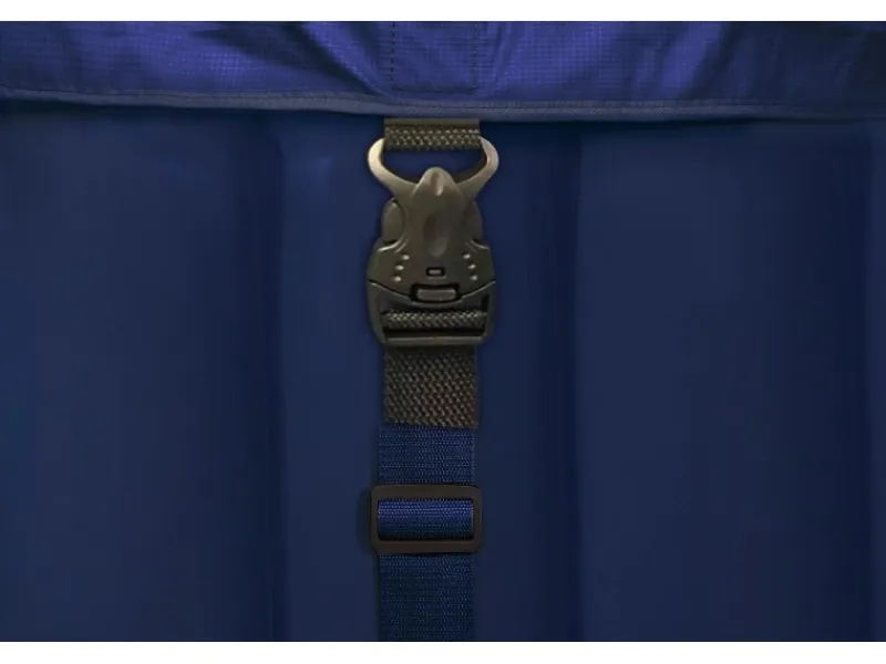 Mobiler Whirlpool SQUARE NAVY Marineblau 158 x 158 x 68 cm f. 4 Pers.* Outlet