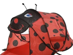 Pop Up Wurfzelt Strandmuschel Sonnenschutz Camping Windschutz Outdoor rot UV 50+ L182xB100xH86cm*Mojawo Sale