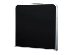 Mojawo Campingzubehör|XXL Aluminium Campingtisch Klapptisch Gartentisch Camping mit Tragetriff Reisetisch Höhenverstellbar L120xB60xH58/70cm Schwarz