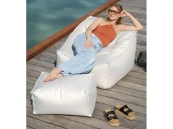 Gartensessel Der Sunnyboy Bean Bag mit Füllung oder Outdoor Sitzsack in Hell*mokebo Hot
