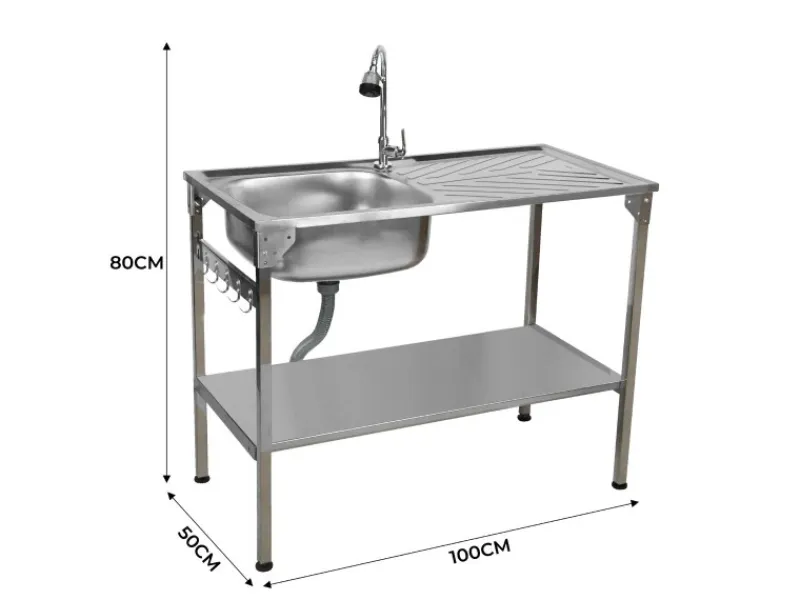 Monstershop Campingzubehör|Faltbarer Camping Spültisch