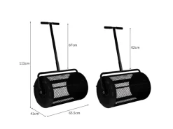 Garten Kompoststreuer Schwarz*Monstershop Best