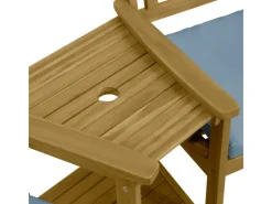 Monstershop Gartenbänke|Loveseat Gartenbank mit Kissen