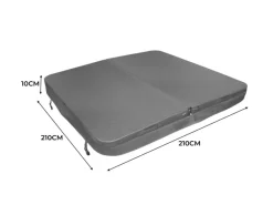 Monstershop Outdoor Whirlpools|2,1m Whirlpool Abdeckung Grau