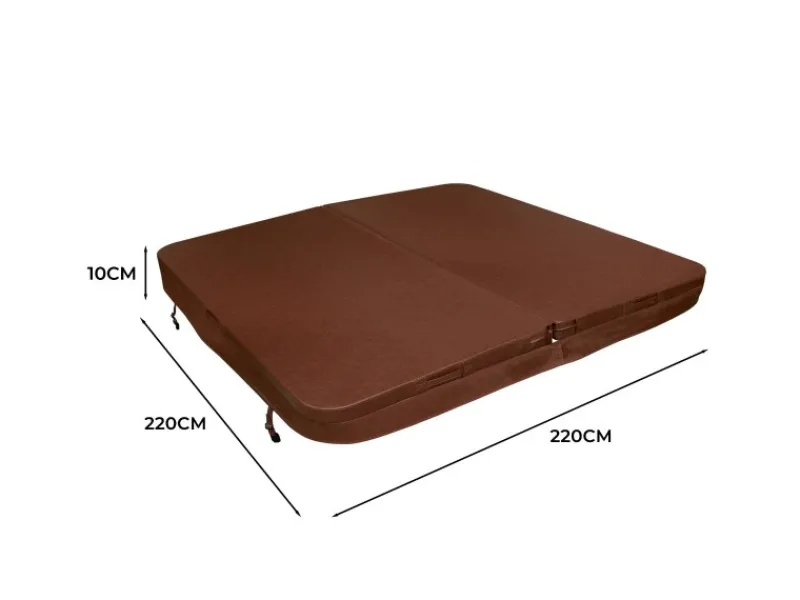 2.2m Whirlpool Abdeckung Braun*Monstershop Clearance