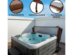 Monstershop Outdoor Whirlpools|2.1m Whirlpool Abdeckung Braun