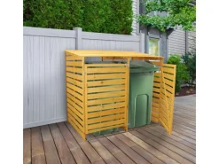 Mülltonnenverkleidung Mülltonnenbox für 2 Tonnen*Monstershop Outlet