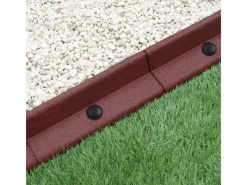 Monstershop Weitere Gartenhelfer|Rasenkante Beeteinfassung Schwarz 16 Stück