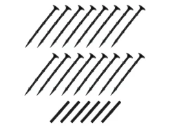 Monstershop Weitere Gartenhelfer|Rasenkante Beeteinfassung Schwarz 4 Stück