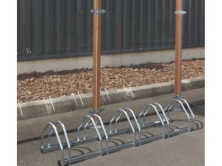 Mottez Motorroller|Fahrradständer mit 5 Doppelbügeln