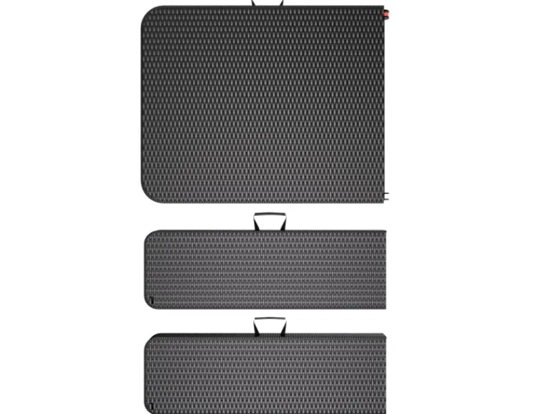 Bierzeltgarnitur Set Klappbarer Tisch Bänke Rattanoptik*24Move Discount