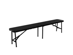 Bierzeltgarnitur Set Klappbarer Tisch Bänke Rattanoptik*24Move Discount