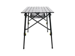 24Move Gartentische|Campingtisch Klappbar Aluminium höhenverstellbar Tragetasche