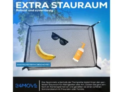 24Move Gartentische|Campingtisch Klappbar Aluminium höhenverstellbar Tragetasche