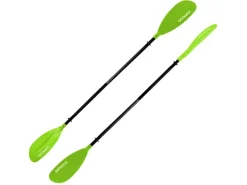 24Move Wassersport|Bootssport|Doppelpaddel Aluminium Paddel Stand-Up Paddling Kajak 220CM Verstellbar Grün