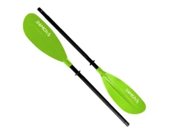 24Move Wassersport|Bootssport|Doppelpaddel Aluminium Paddel Stand-Up Paddling Kajak 220CM Verstellbar Grün
