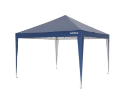 Pavillon 3x3m UV-Schutz 50+ Wasserdicht & winterfest mit Tasche Blau*24Move Outlet