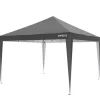24Move Pavillons|Pavillon 3x3m UV-Schutz 50+ Wasserdicht & winterfest mit Tasche Grau