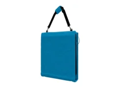 24Move Sonnenliegen|Strandmatte Klappbar Mit Rückenlehne&Tasche - Mit Gurt - Liegematte Blau