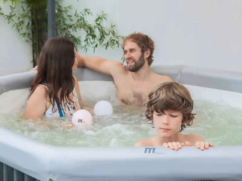 Outdoor Whirlpools|Mspa Frame Whirlpool mit Hydromassage Tuscany AirJet