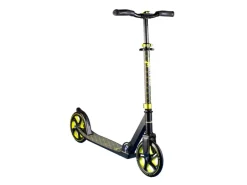 Fitnessgeräte|Muuwmi Aluminium Scooter Pro Tretroller 215 mm ABEC 7 Kinder und Erwachsene GS-Geprüft Höhenverstellbar New Lime