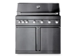 Freistehender Gasgrill mit 6 Brennern und Heckbrenner Black Collection*MyOutDoorKitchen Best