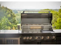 Freistehender Gasgrill mit 6 Brennern und Heckbrenner Black Collection*MyOutDoorKitchen Best