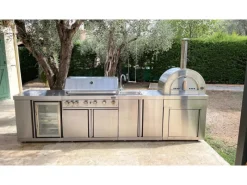 Holzbefeuerter Pizzaofen Naples Stainless Collection*MyOutDoorKitchen New