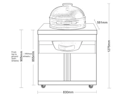 Kamado-Modul Stainless Collection*MyOutDoorKitchen Outlet