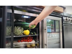 MyOutDoorKitchen Outdoorküchen|Zweitüriger Modul-Kühlschrank Black Collection