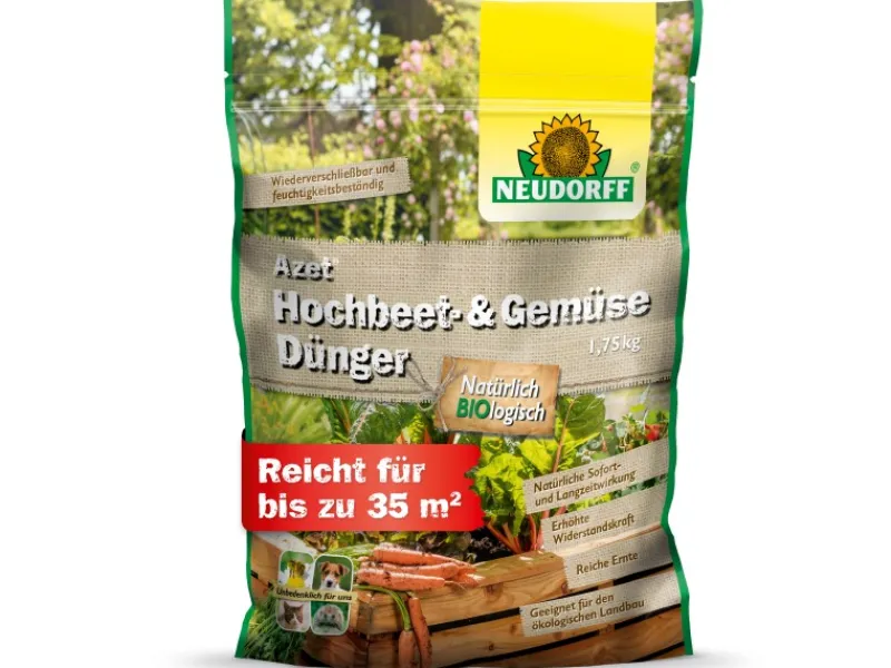 Hochbeet- und Gemüse Dünger Azet 1,75 kg*Neudorff Outlet