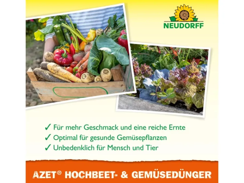 Hochbeet- und Gemüse Dünger Azet 1,75 kg*Neudorff Outlet