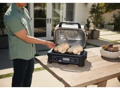 Elektrischer-Grill & Smoker Pro XL Outdoor OG850EU mit Smart Cook System*Ninja Clearance