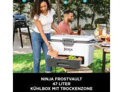 Kühlbox FrostVault FB151EUWH mit Trockenzone Wolkenweiß 47 l*Ninja