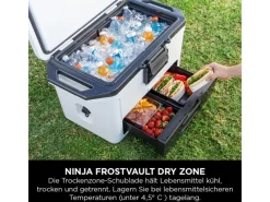 Kühlbox FrostVault FB151EUWH mit Trockenzone Wolkenweiß 47 l*Ninja