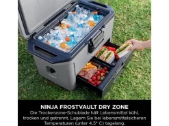 Kühlbox FrostVault FB151EUGY mit Trockenzone Schiefergrau 47 l*Ninja