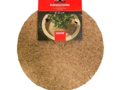 Noor Weitere Gartenhelfer|Winterschutz Kokosscheibe Ø 25 cm Braun