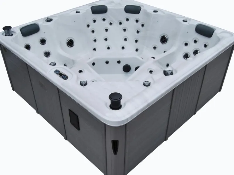 Nordlys Outdoor Whirlpools|Ganzjahres-Whirlpool Ruby / 2 Liegen / 4 Sitzflächen