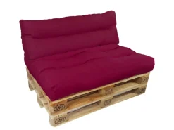 NYVI Sitzkissen|Palettenkissen Set Sitzkissen 120x80 cm & Rückenlehne 120x40 cm