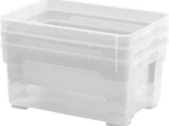 OBI Universalboxen|Allzweckbox Santos Transparent XS 11 l 3er-Set