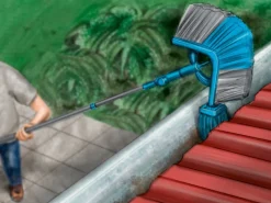 OBI Besen|Dachrinnenbesen 2-in-1