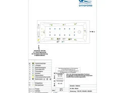 Ottofond Outdoor Whirlpools|Whirlpool-Komplettset Atlanta 190 cm x 90 cm Weiß