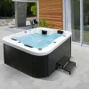 Home Deluxe Outdoor Whirlpools|Outdoor Whirlpool White Marble Pure ohne Treppe und Thermoabdeckung
