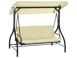 2 in 1 Hollywoodschaukel mit Liegefunktion 195 x 117 x 175 cm*Outsunny Hot