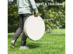 Outsunny Outdoor Duschen|Bodendusche Acryl Aluminium Naturholz 70,5 x 7,5H cm