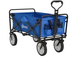 Bollerwagen Faltbar 360 Grad 93 x 49 x 75-100 cm*Outsunny New