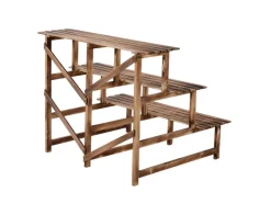  Pflanzenregal Tannenholz Naturholz L100 x B80 x H78cm*Outsunny Online